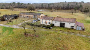 Propriété avec étang